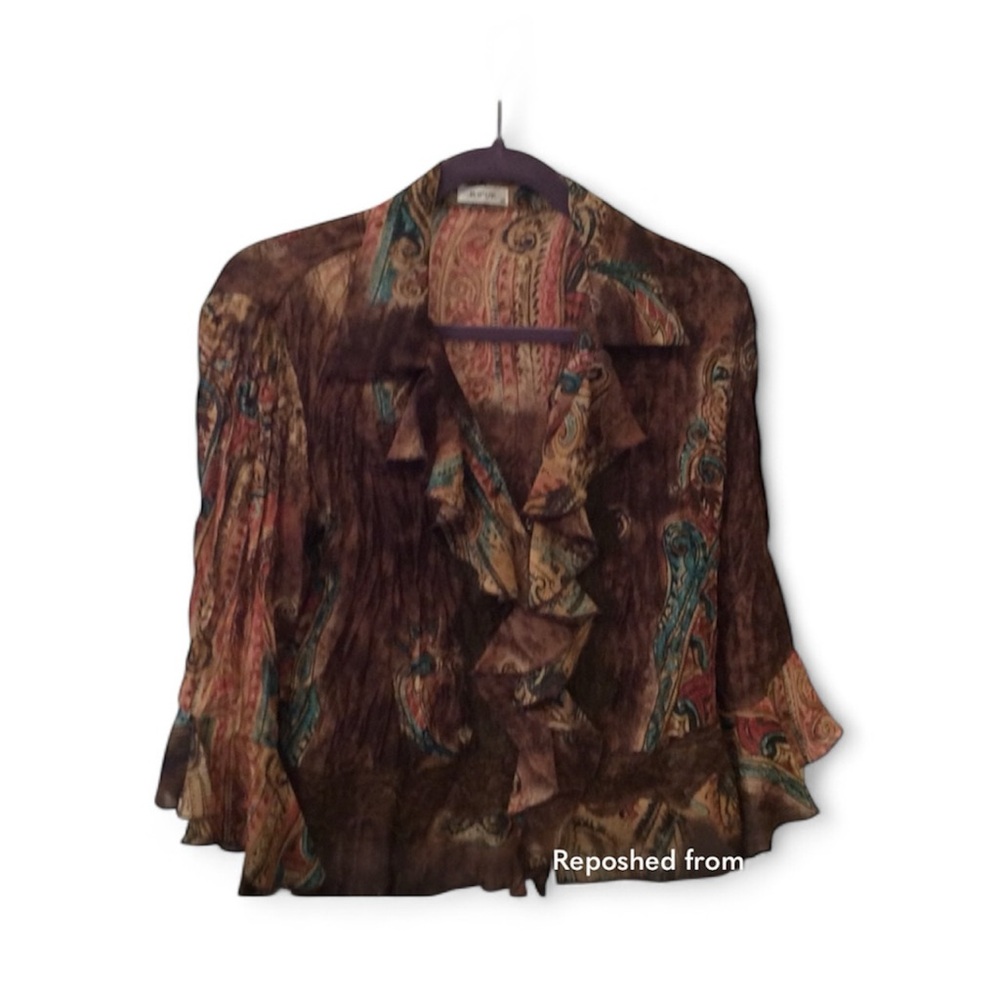 Jaipur Multicolor Paisley Blouse
